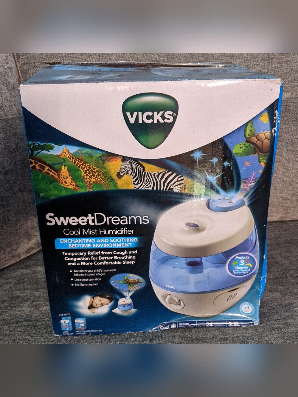 Vicks Sweet Dreams Cool Mist Humidifier 🐢